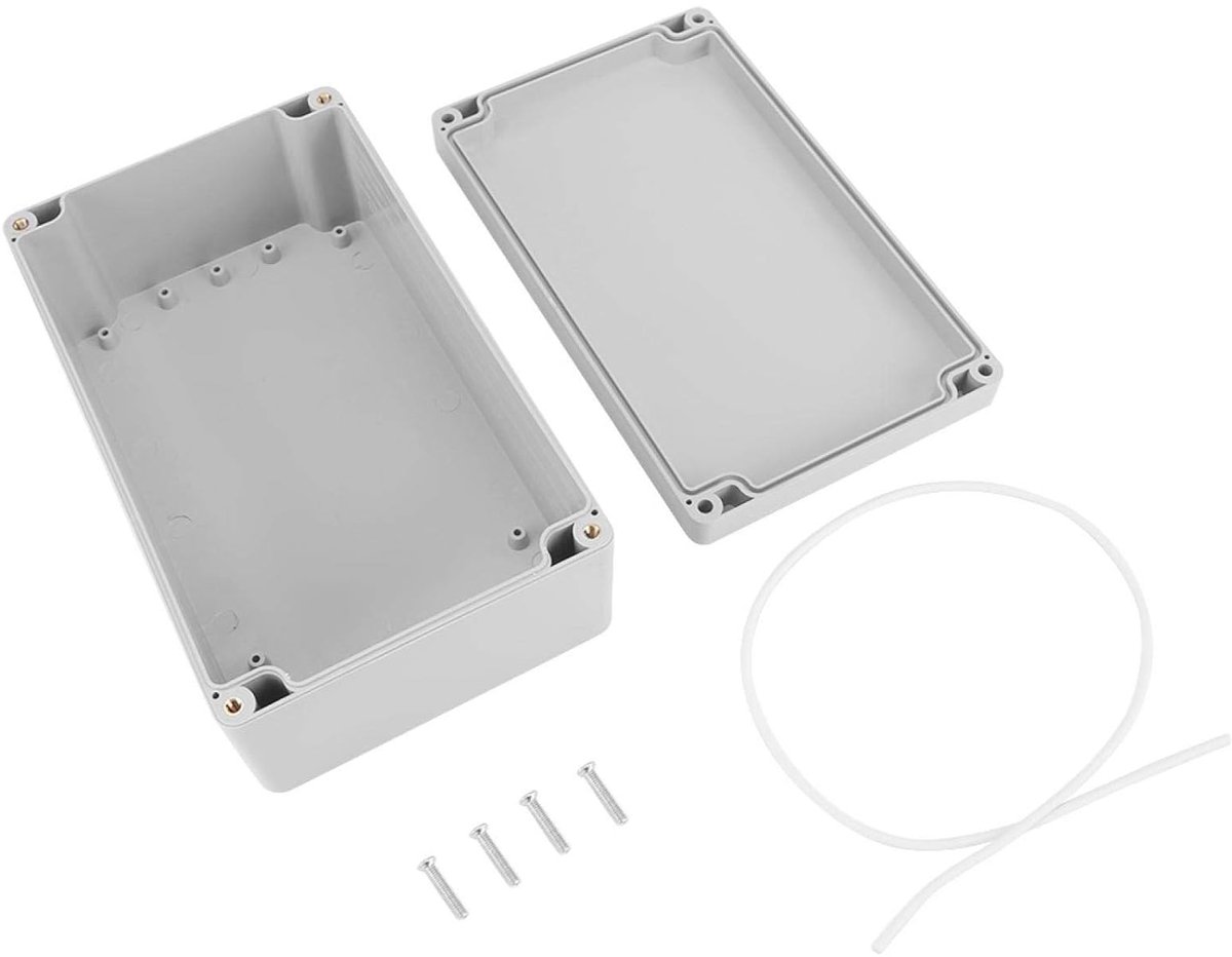 Junction box 200×120×75mm - waterdicht en stofdicht - ABS kunststof - voor buitengebruik - ShopVlot