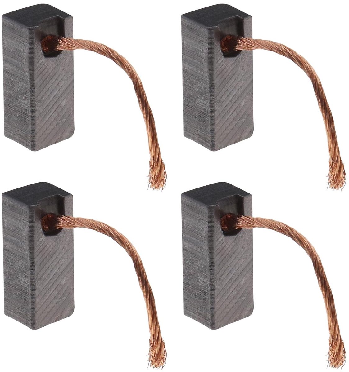 Motor Koolborstels 7x8x19mm - Hoogwaardige koolstof en metaal - Duurzaam en betrouwbaar - ShopVlot