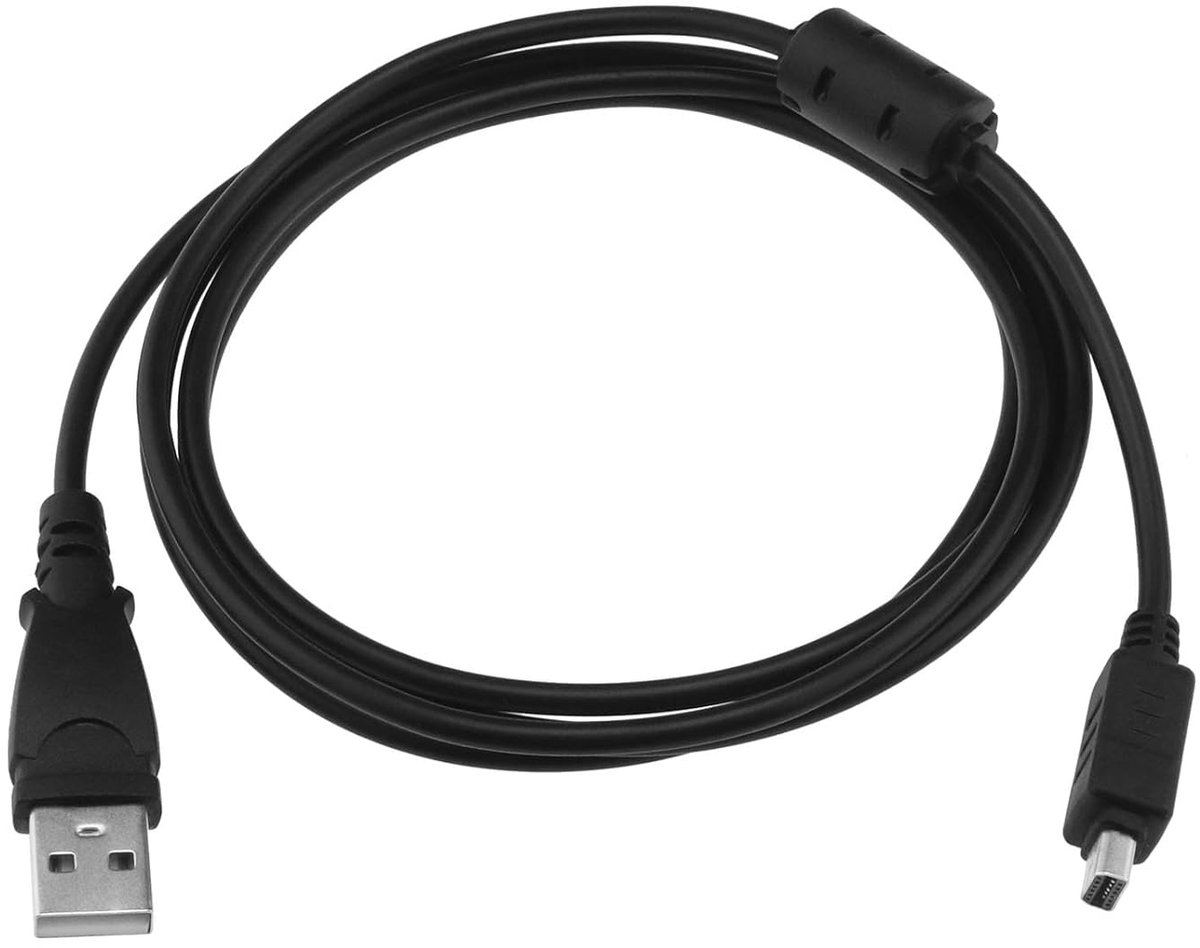 USB Oplaadkabel voor Camera - Dataoverdracht - Geschikt voor Olympus - Twee functies in één - ShopVlot