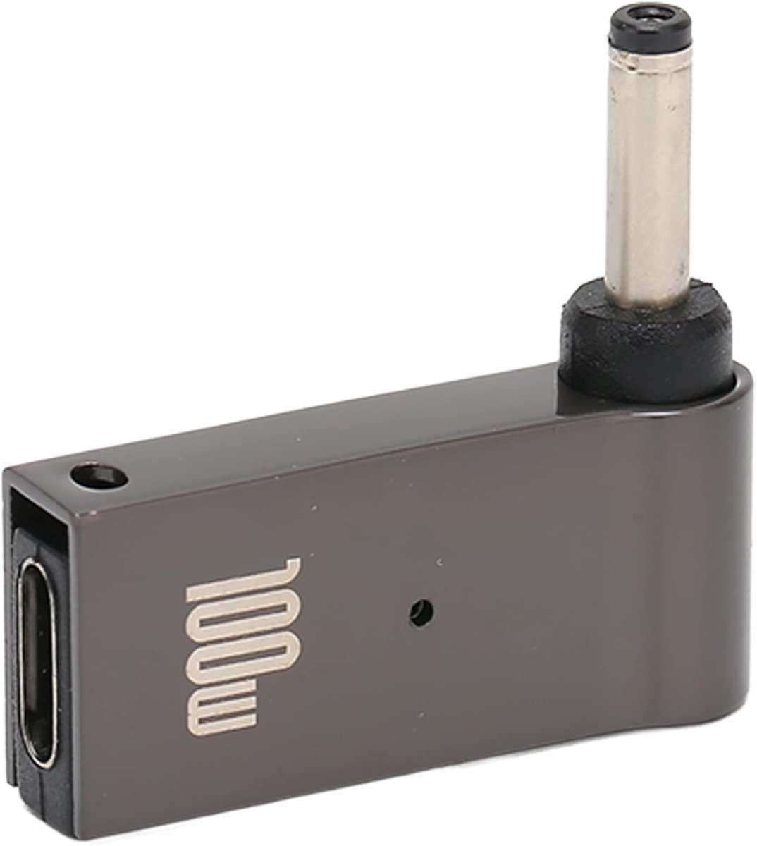 USB C naar DC adapter 100W - 90 graden hoek - PD emulator trigger - snel opladen voor laptop - ShopVlot