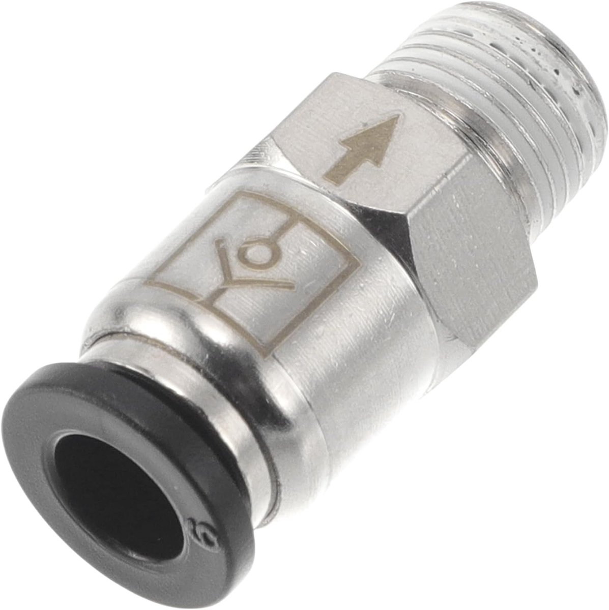 Luchtslangfitting 15/64" Quick Plug - Kunststof Metaal - Terugslagklep - Eenvoudig te installeren - ShopVlot