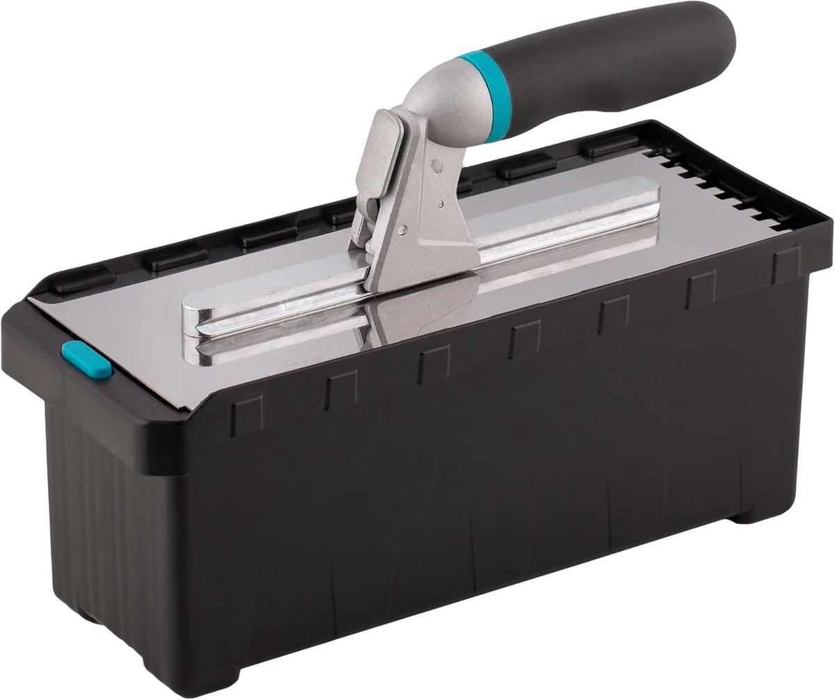 Trowels set 6, 8, 10, 12 mm - U-type, Tiger type - roestvrij staal - ergonomisch handvat voor optimale controle - ShopVlot