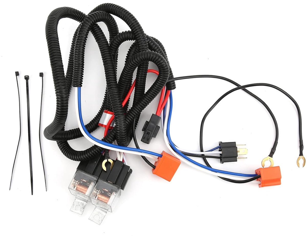 12 V relais schakeling - elektrisch lichtbalk - inclusief schakelaars - eenvoudig te installeren - ShopVlot