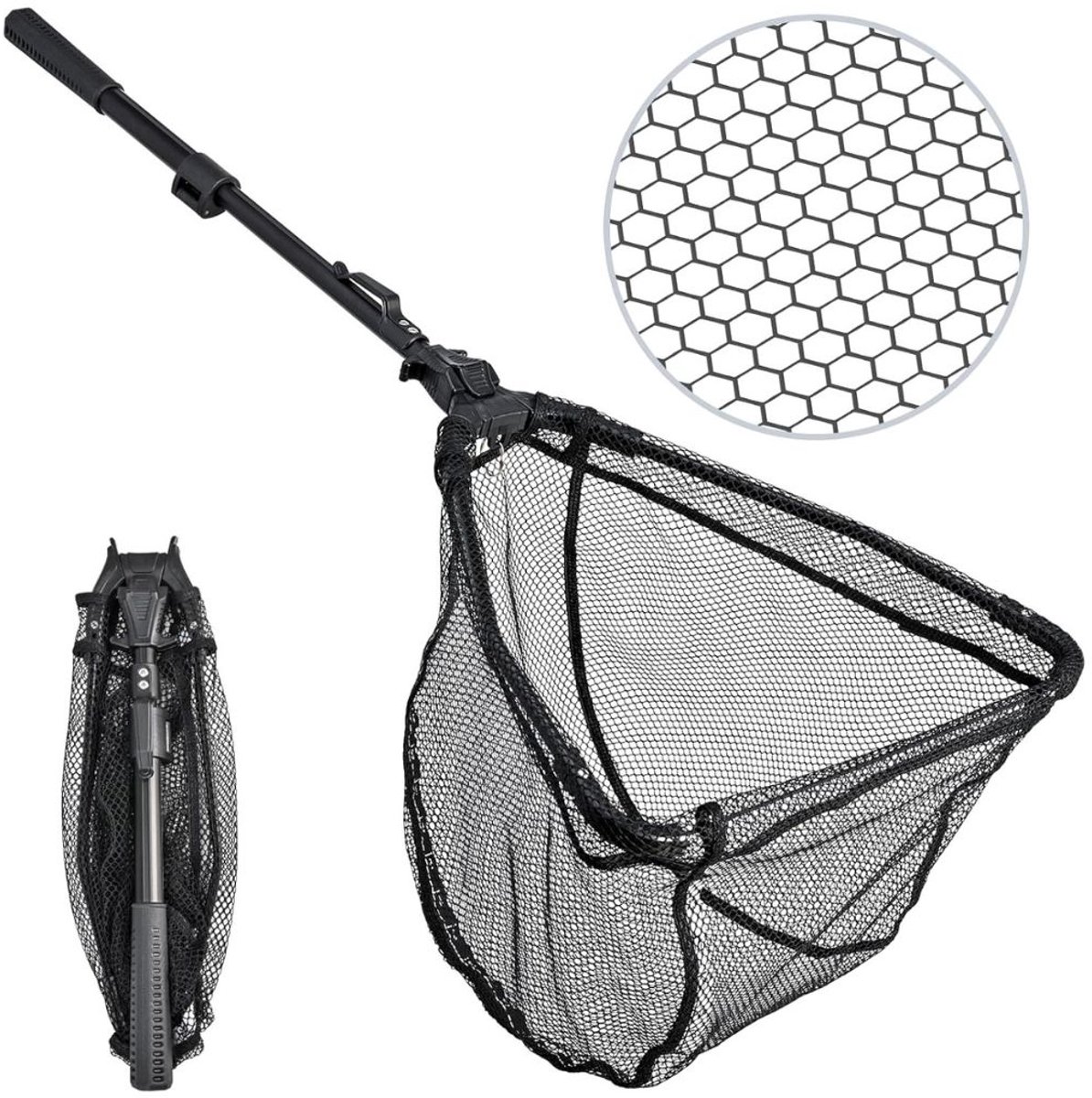 Zavio® Visnet Inklapbaar - Schepnet Telescoop - Vissen Vangen