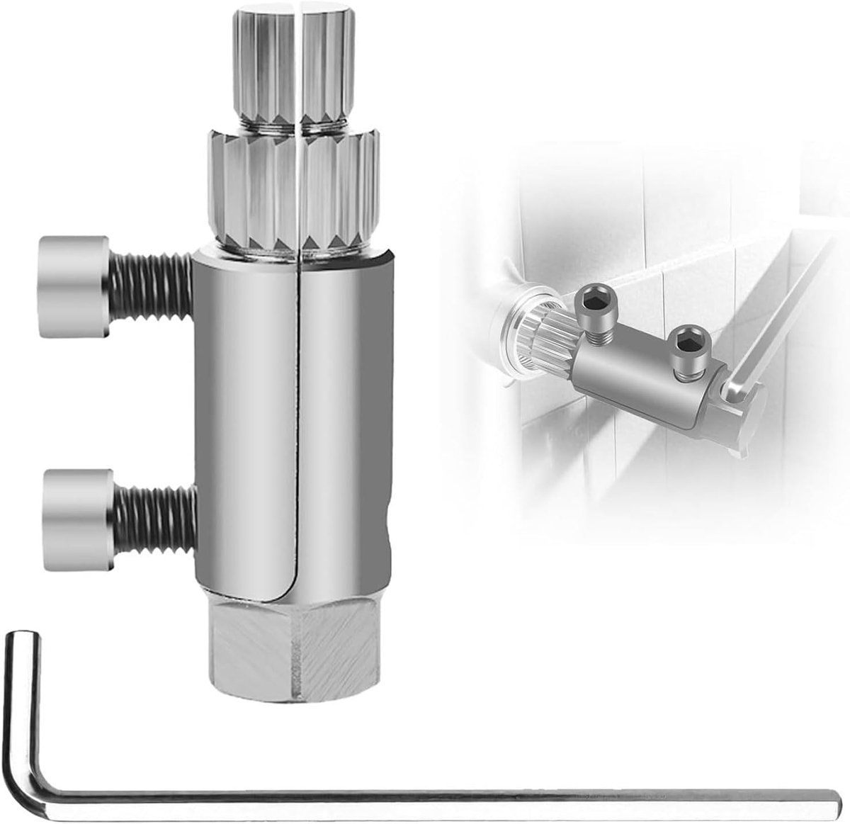 Threaded Puller for Broken Pipes, Broken Valve Puller, Tap Removal Tools, Trigger for Damaged Water Tubes with 1/2 - ShopVlot