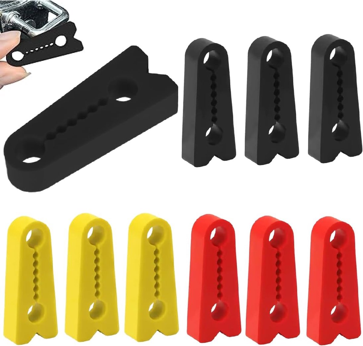 9 Pcs Silicone Car Door Buffer for Door Protection, Door Latch, Anti-Collision and Noise Reduction Pad - ShopVlot