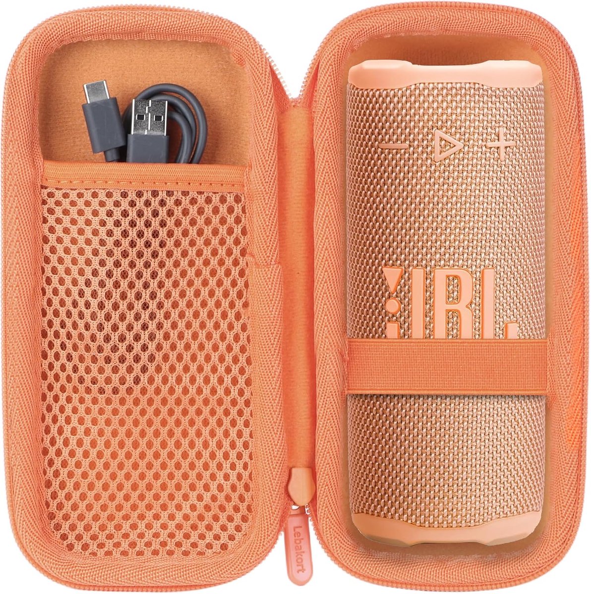 Lebakort Harde Beschermhoes voor JBL Grip Compact Speaker, Oranje - Portable bag - ShopVlot