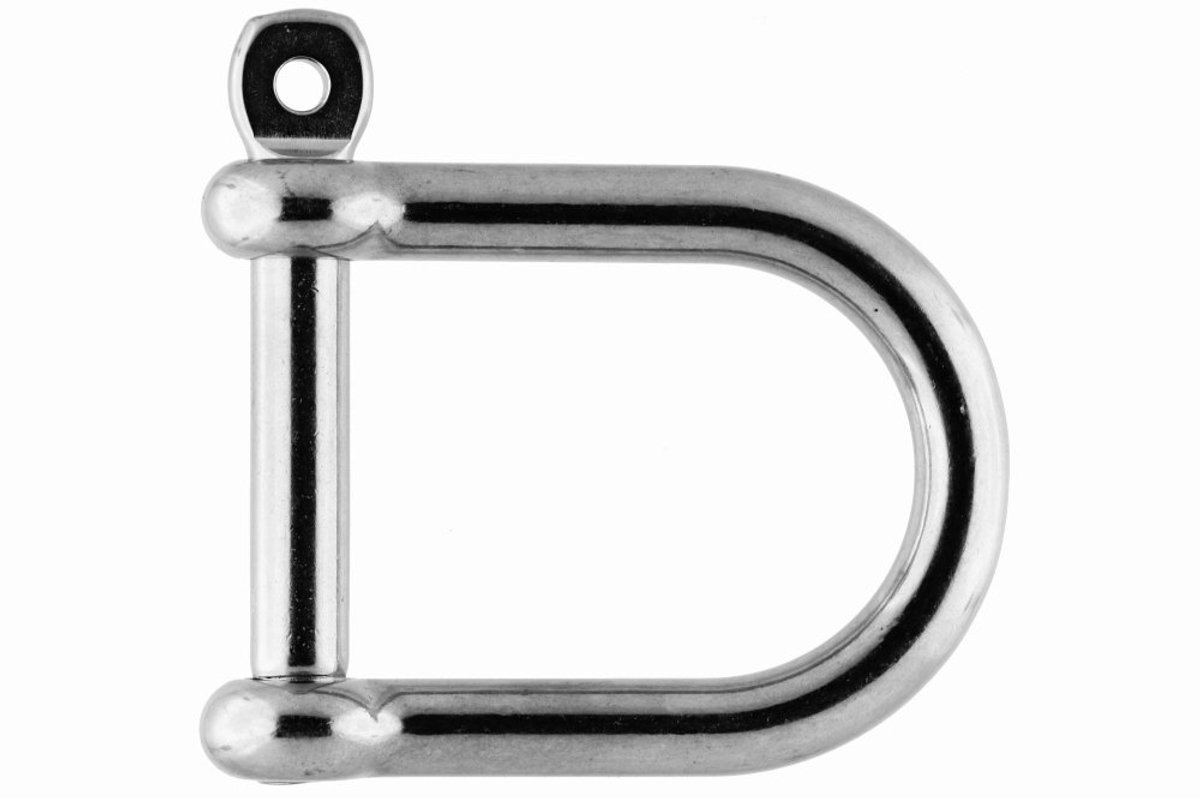 Wide stainless steel bracket, diameter 12 mm, A4 AISI 316 - ShopVlot