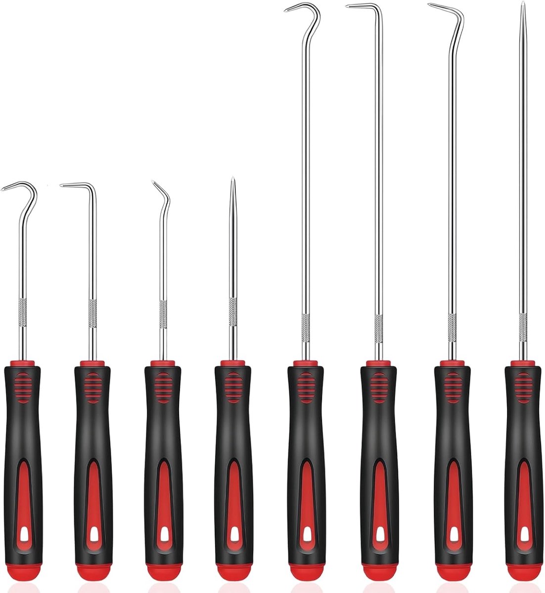 8 stuks haakgereedschapsset, 165 mm en 240 mm precisiehaken voor olieringen, afdichtringsgereedschap, haak voor het - ShopVlot