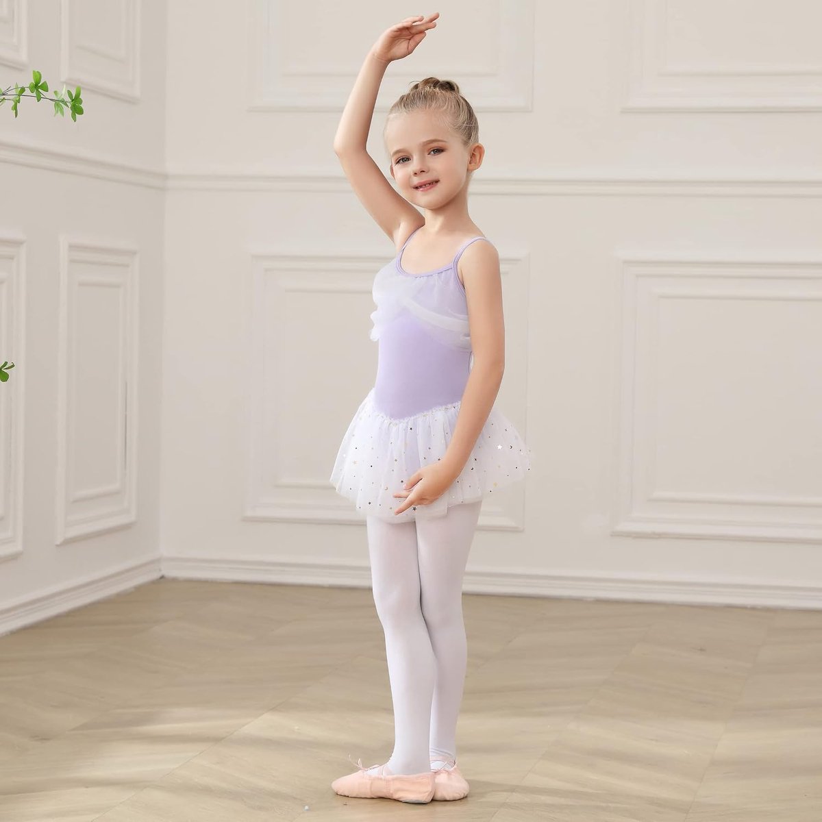 AOQUNFS Girls Dance Suits Sleeveless Tutu Skirt Ballet Leotard for Girls Ballerina Dance Outfit Dress, BT-02 - ShopVlot
