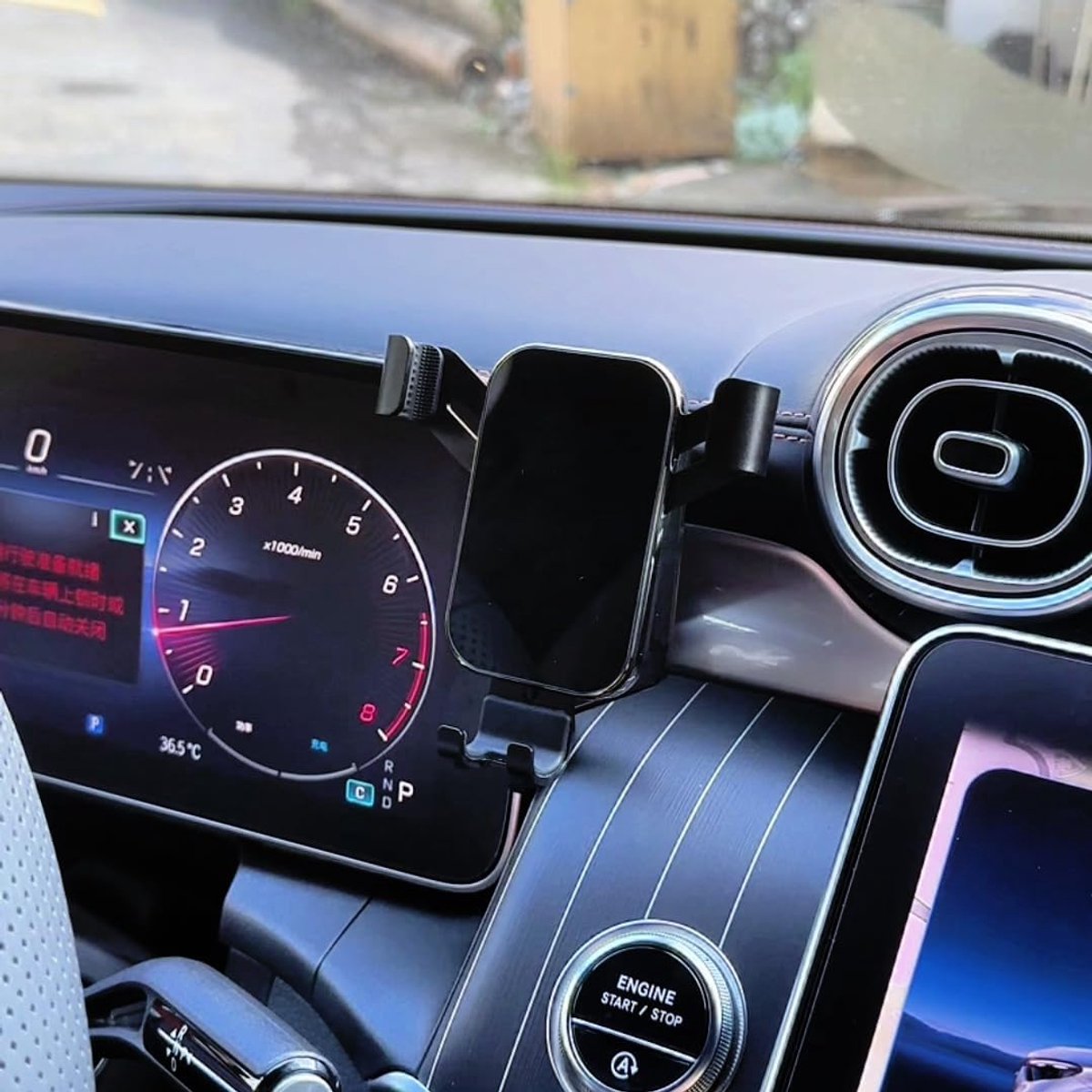 Mobiele telefoonhouder, compatibel met Mercedes Benz glc X254 Coupe C-klasse w206 C206 2022 2023 2024 (voor GLC X254 - ShopVlot