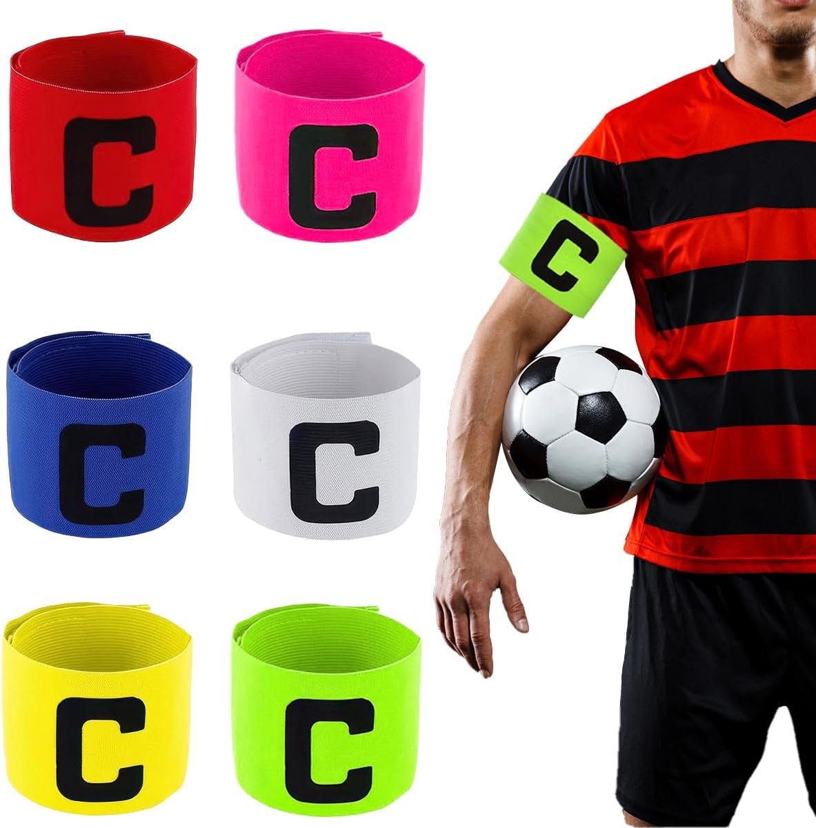 Kapiteinsarmbanden voor kinderen - 6 stuks - Veelkleurig - Sportteams en wedstrijden - ShopVlot