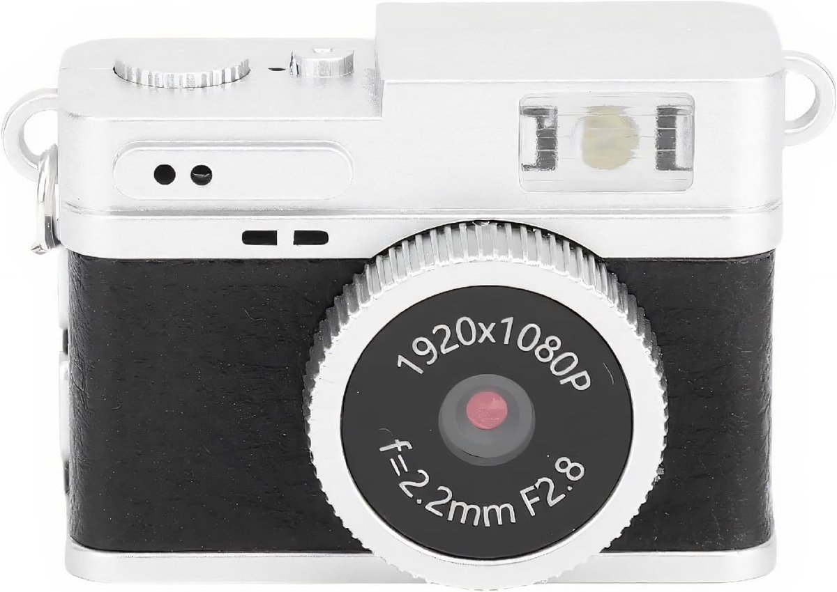 Mini keychain camera 1080p HD - retro ontwerp - met flitser - ideaal voor reisverslagen - ShopVlot