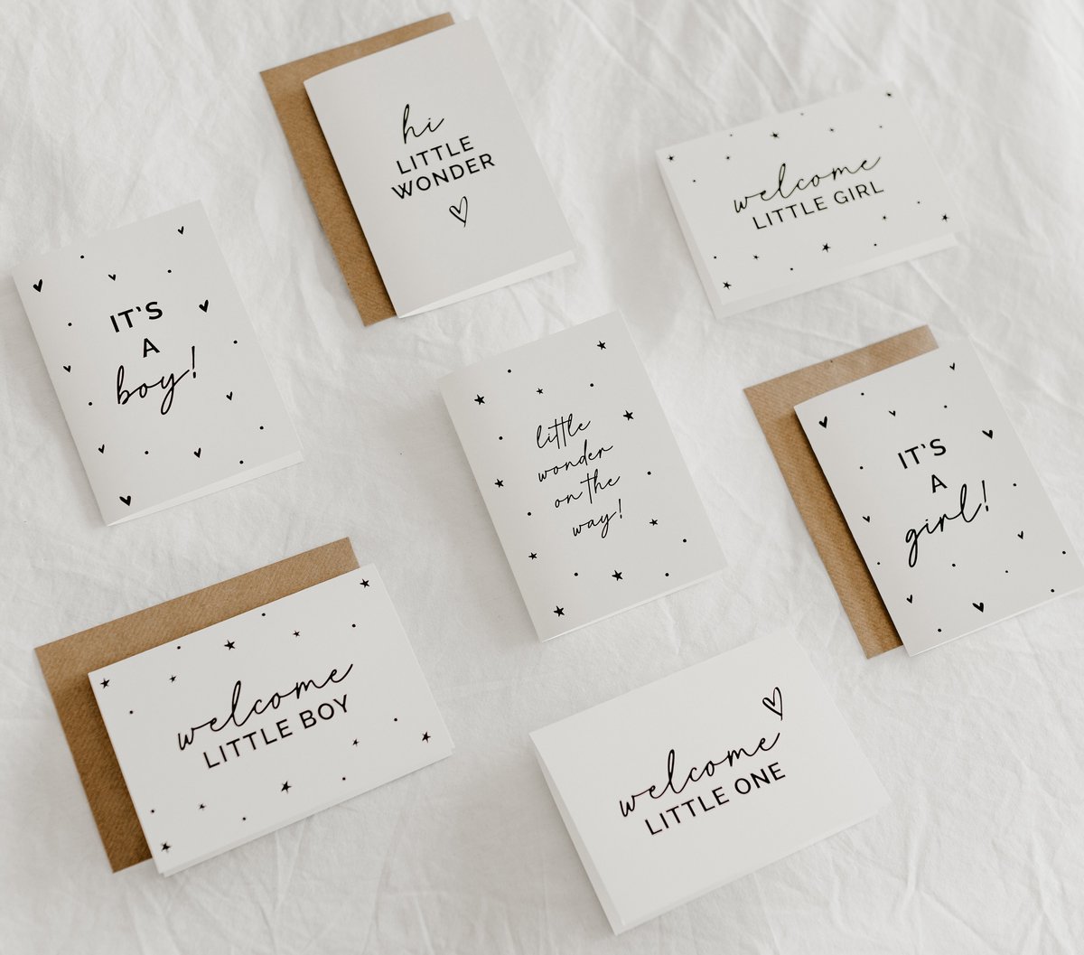 WeLikeToLove Kaarten - Wenskaarten - Kaartjes - Geboortekaartjes - Kaartenset - Postkaarten - Versturen - A6