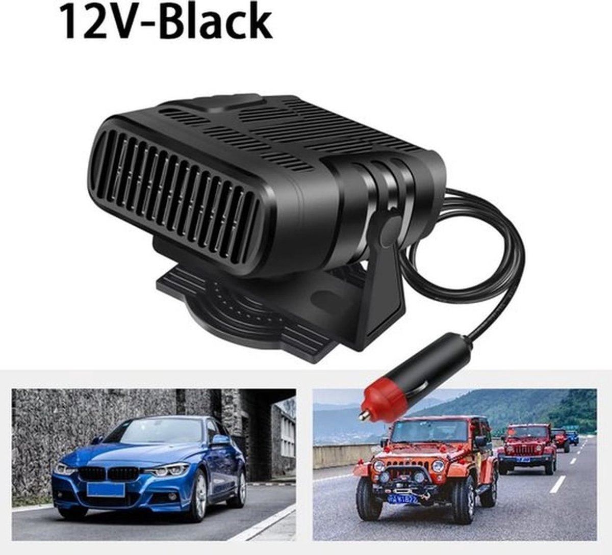 Auto Verwarming - Auto Kachel 12 Volt - Ventilatorkachel - Autoverwarmer - Auto Verwarming Ventilator