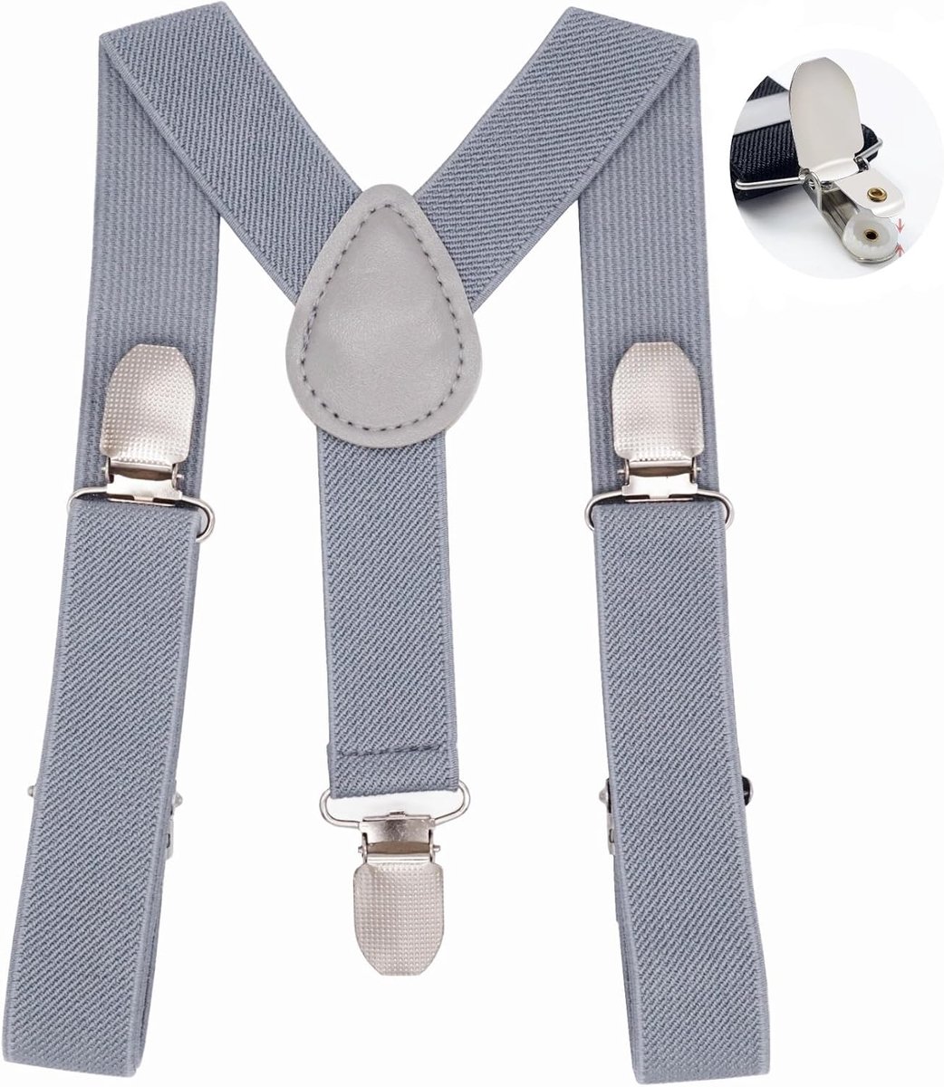 Y-vormige kinderbraces met verstelbare comfortbanden - voor jongens en meisjes - duurzaam materiaal - ShopVlot