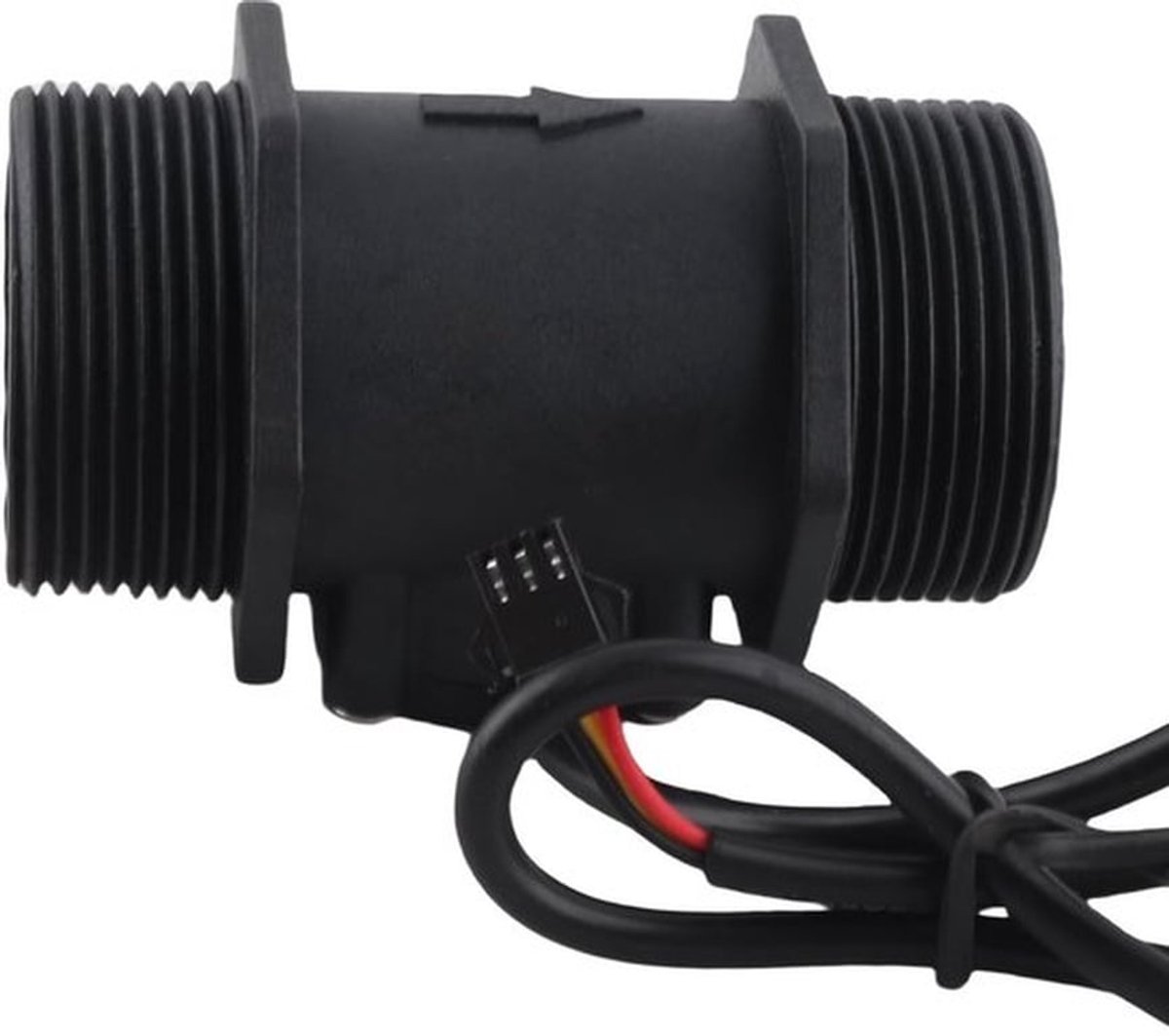 YF-DN40 waterstroomsensor, kunststof turbinestroommeter, gebruikt in ketels Waterdispensers, met G1.5in buitendraadinterface, 5-150L/min
