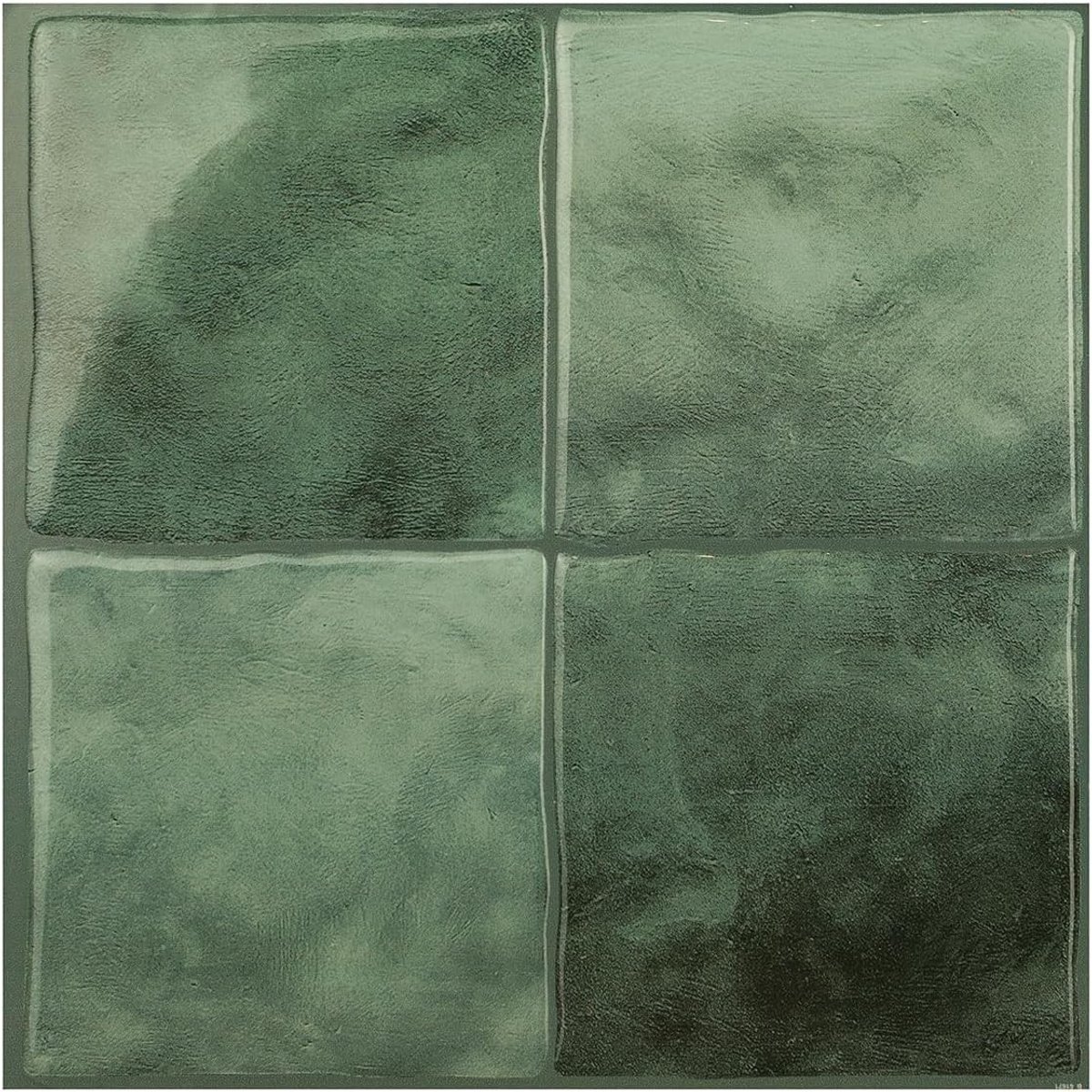 Plaktegels - Terracottarood - 22,86 x 22,86 cm - Zelfklevend - Voor Keuken en Badkamer