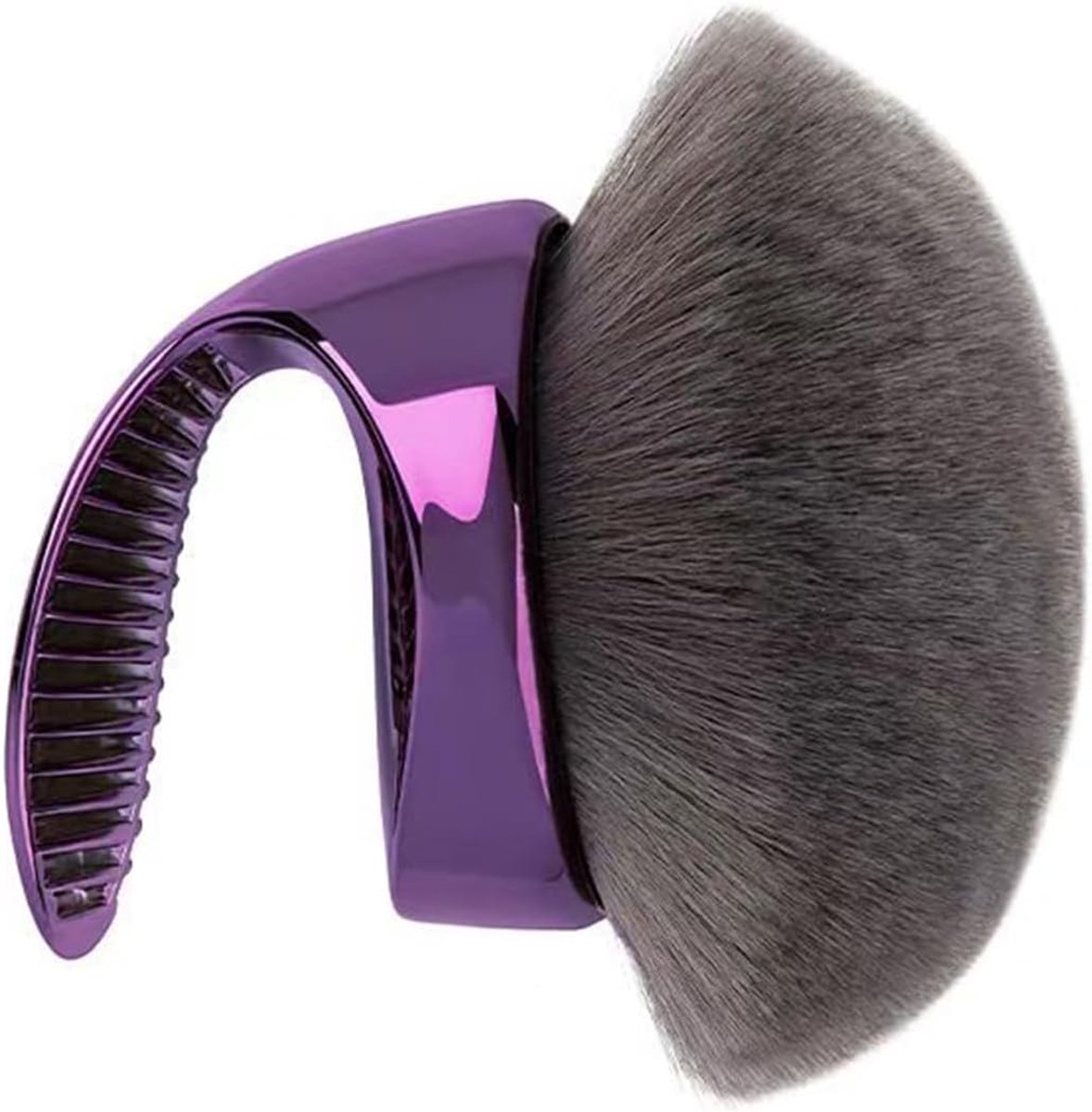 Extra grote poederkwast, zelfbruinende kwast met 11 cm ovale kop voor naadloze airbrush-afwerking op het lichaam, nat - ShopVlot