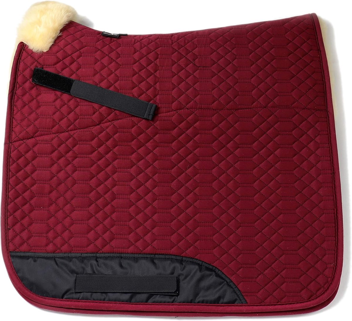 Angel riding lambskin schabrak fabric burgundy (Schabra 1) colorful: can be combined with 12 lambskin colors! - ShopVlot