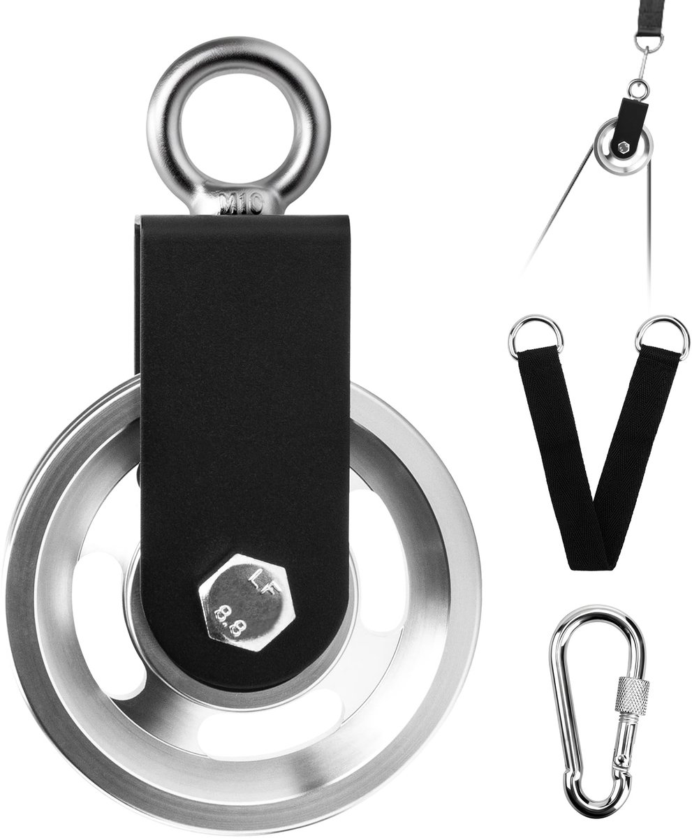 Solidchoice - Aluminium Pulley met 250 kg Laadcapaciteit