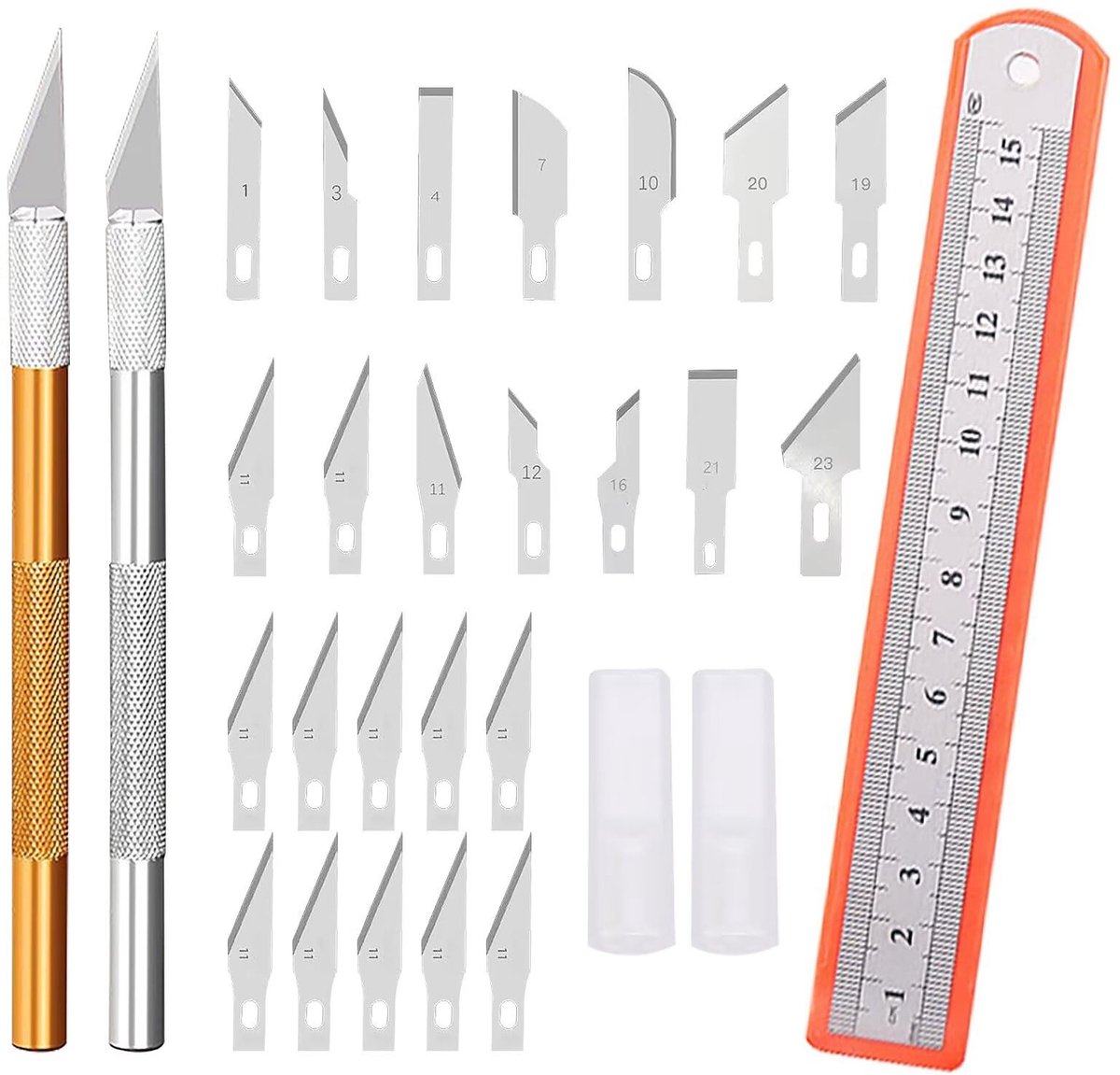 Solidchoice - Scalpelset met Beschermkap en Vervangende Bladen