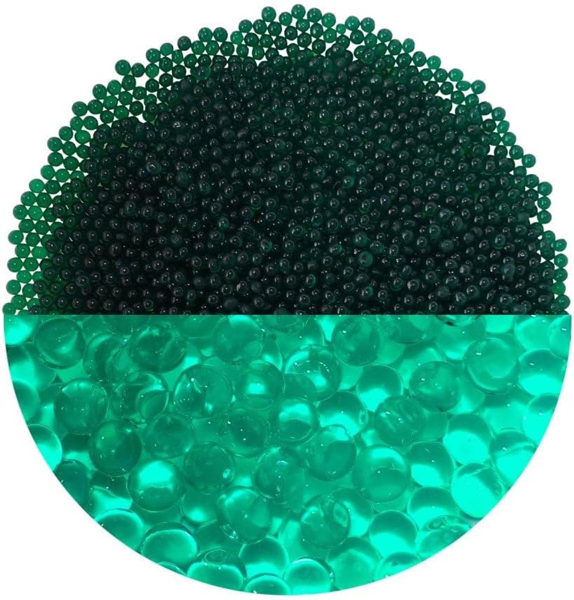 Water Retaining Deco Beads 100 g - Zee Groen - 3,5 - 4 mm - Perfect voor Bloemdecoraties - ShopVlot