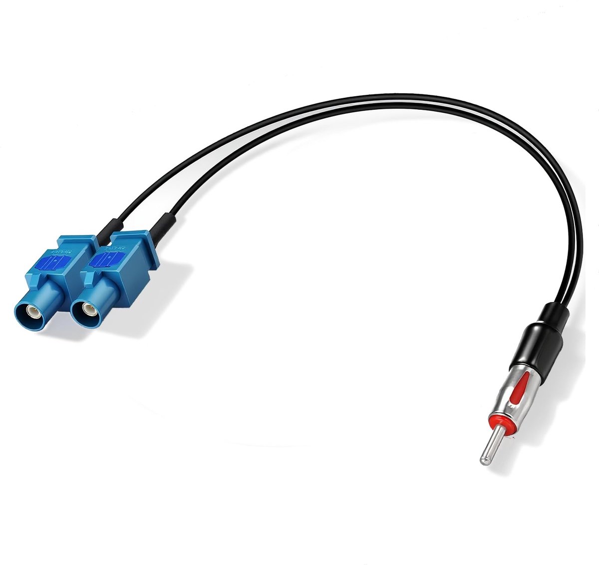 Solidchoice - Dual Fakra naar DIN Antenne Adapter Kabel voor Auto