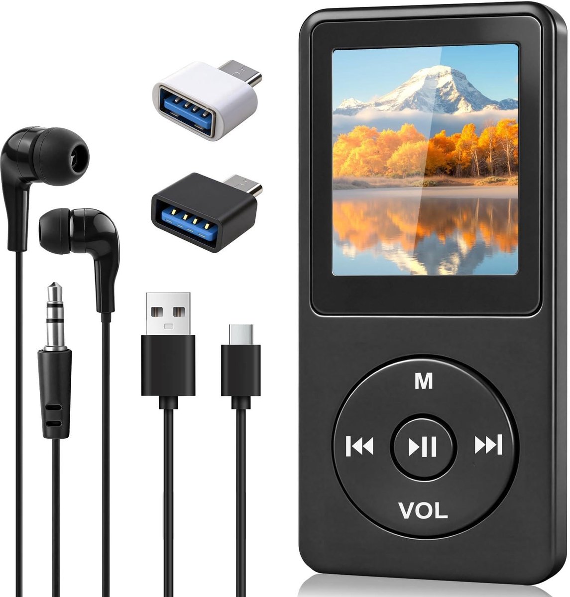 Solidchoice - Draagbare MP3-speler 64 GB met Bluetooth 5.3