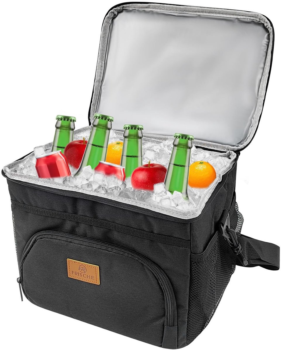 Solidchoice - Opvouwbare Koeltas met Dubbele Vakken, 10L Capaciteit en Schouderriem