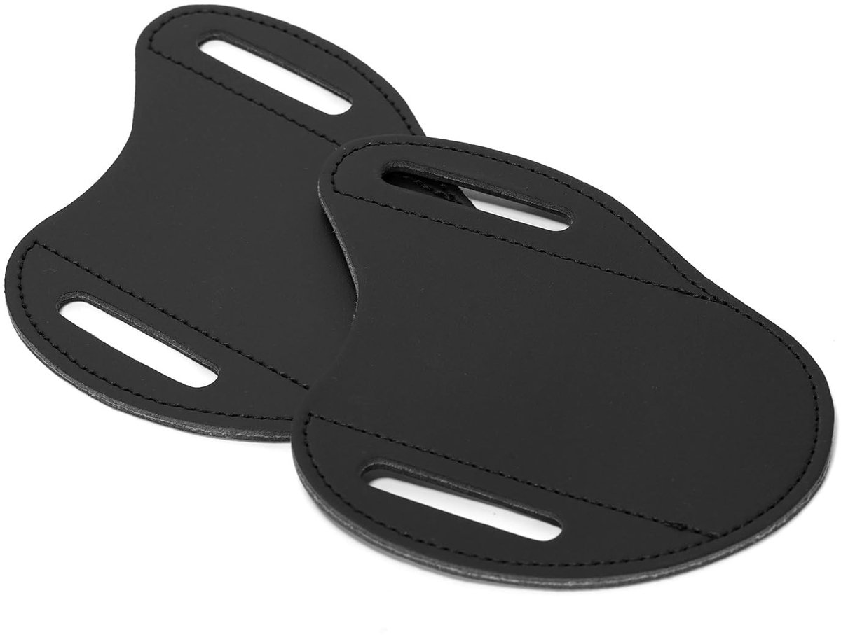 Solidchoice - Set van 2 PU Lederen Mes Hoezen voor Vouwmessen
