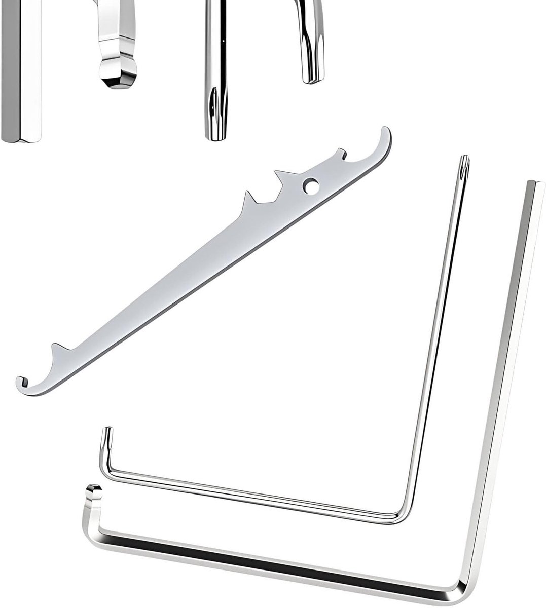 Solidchoice - 3-delige Set voor Raamafstelling met Stalen Gereedschap