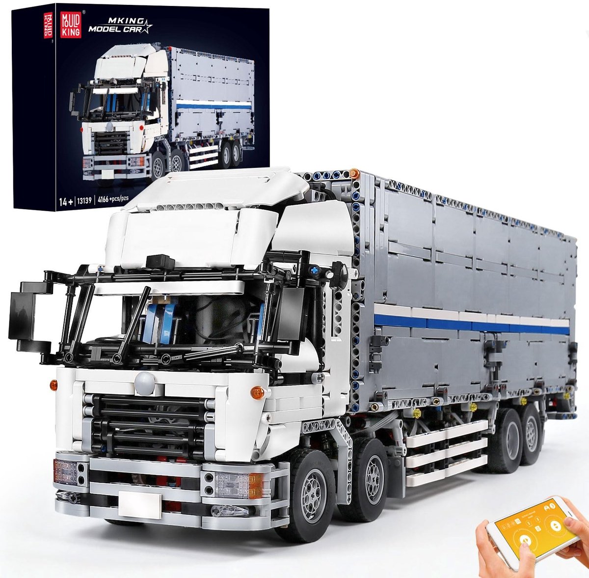 Solidchoice - Groot Technisch Vrachtwagen Modelbouwset met Afstandsbediening