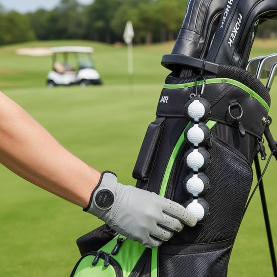 Golfclubs met slot - Voor 5 golfballen - Duurzaam design - Gemakkelijk toegankelijk - ShopVlot — afbeelding 2