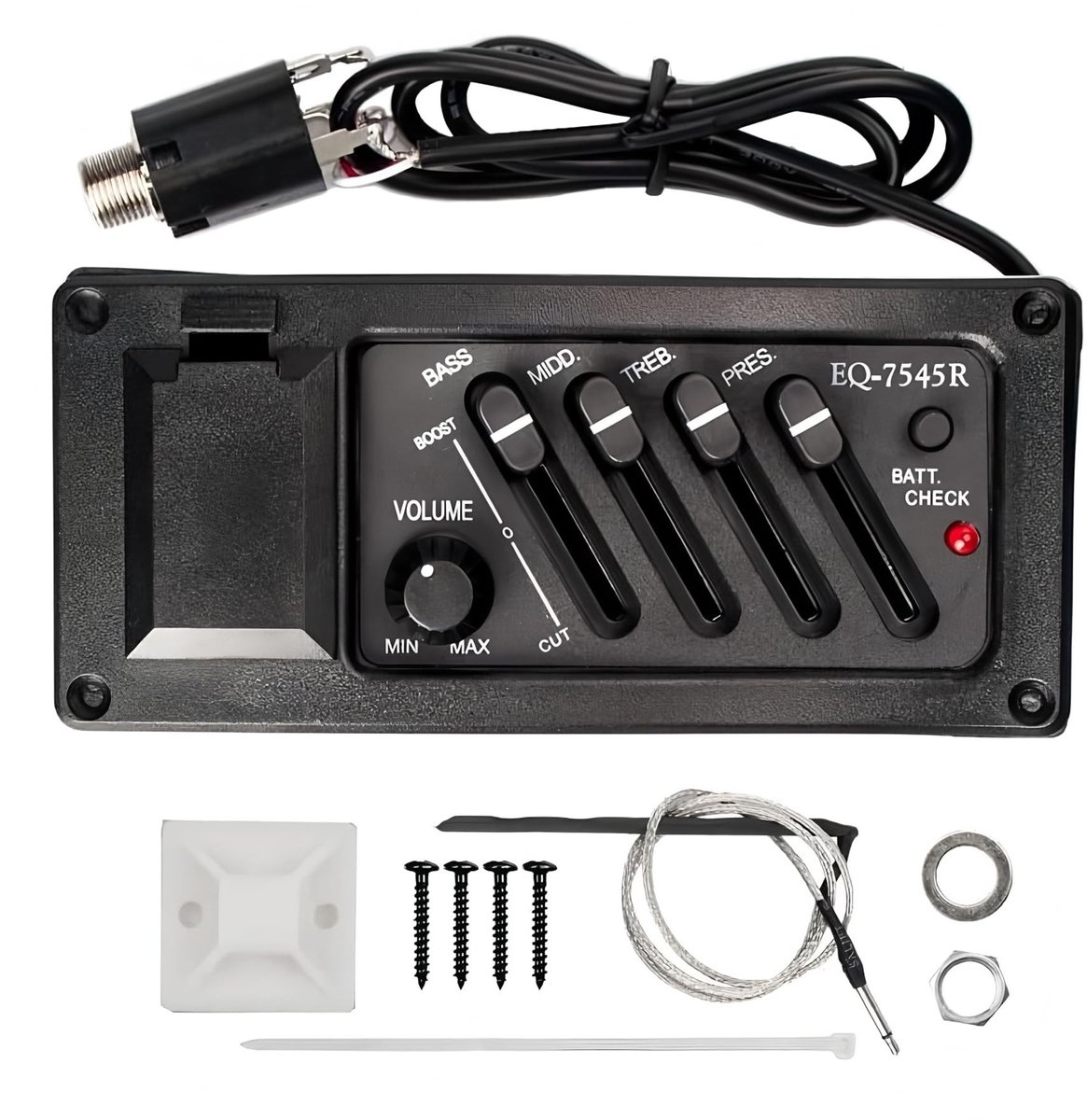 Solidchoice - Audio Gitaar Pickup met 4-Bands EQ Equalizer