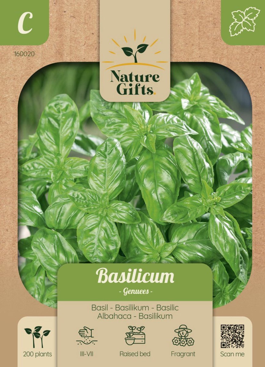 Basilicum Genuees kruidenzaad Nature Gifts Baltus