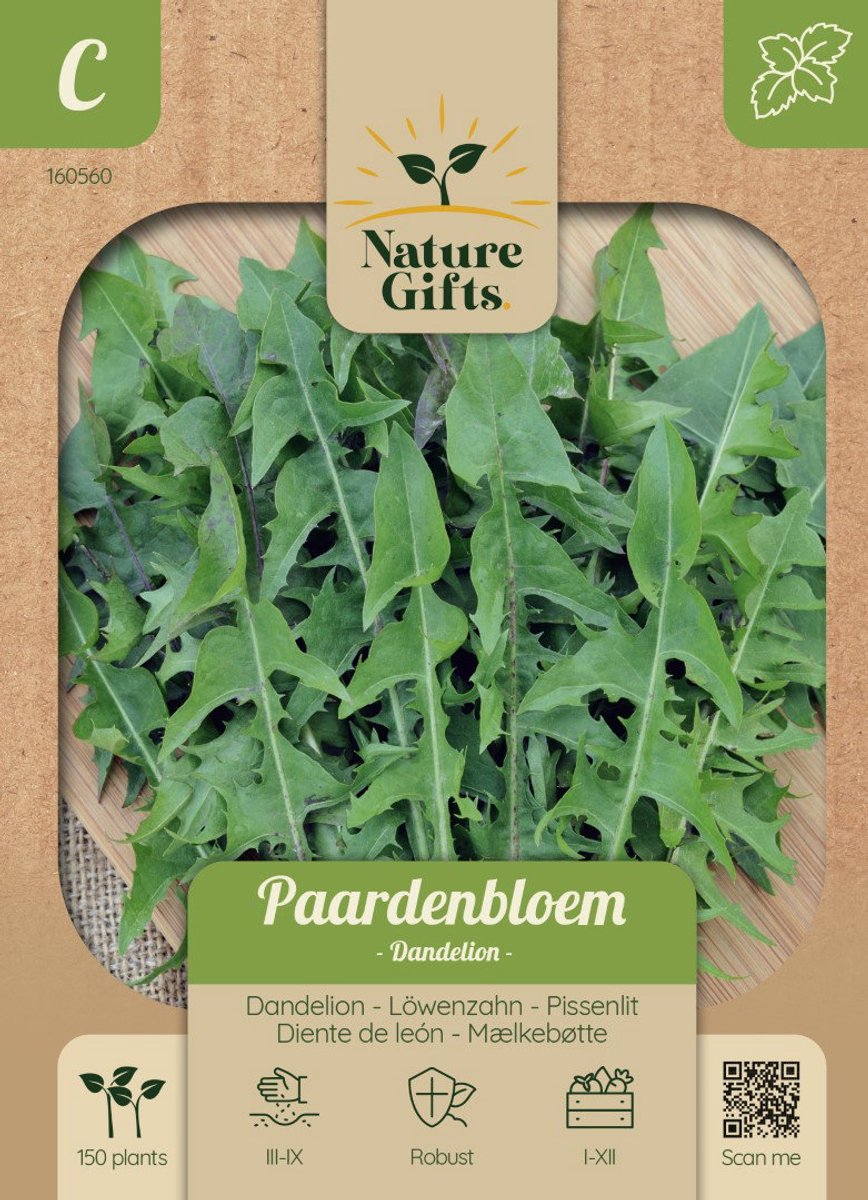 Paardenbloem Dandelion kruidenzaad Nature Gifts Baltus