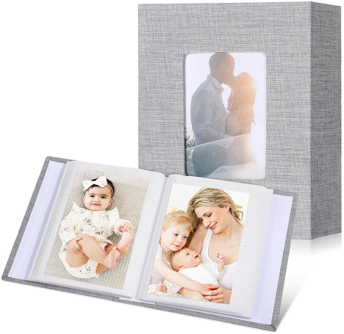 Solidchoice - Fotoalbum 4x6 cm met ruimte voor 100 foto's