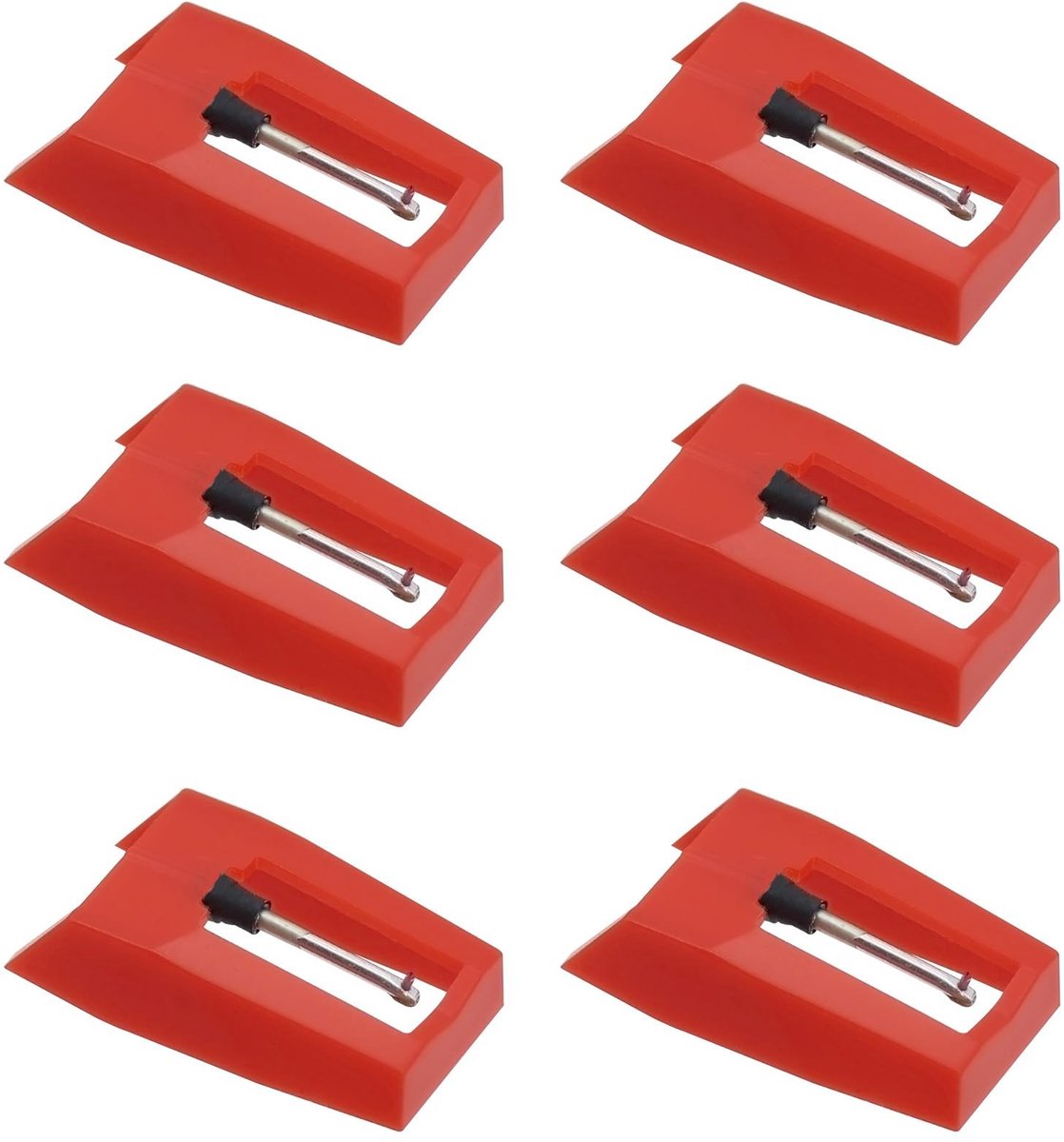 Solidchoice - Set van 6 Vervangende Naalden voor Vinyl Platenspeler