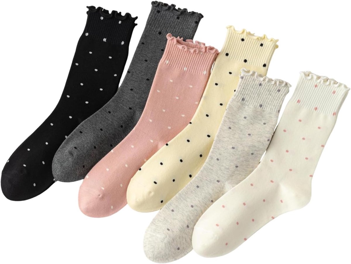 Dames kuitsokken één maat - comfortabel katoen - trendy design - perfecte pasvorm - ShopVlot