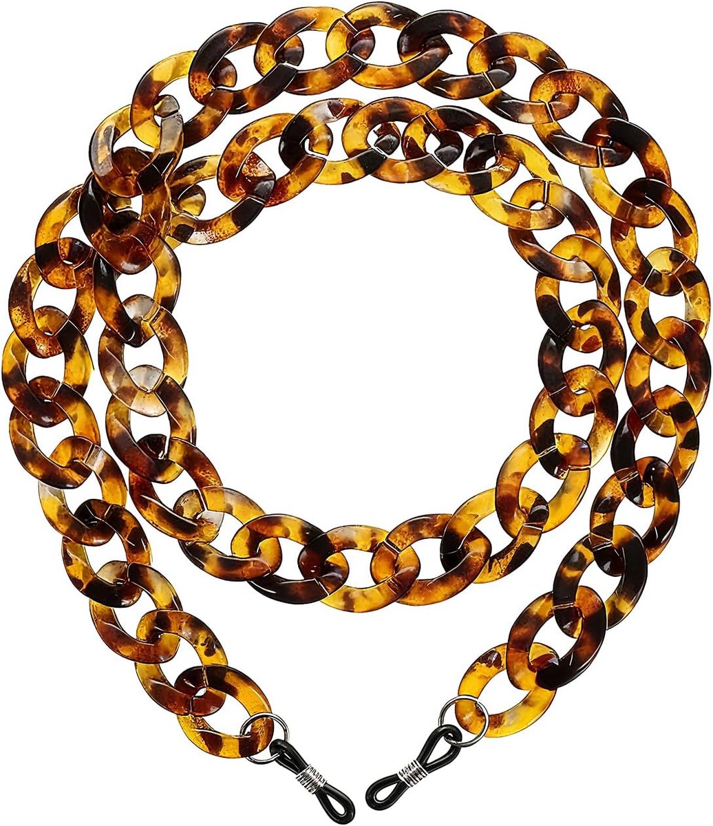 Zonnebrilketting voor vrouwen - Verstelbare acryl zonnebrilhouder - Stijlvolle uitstraling - Handig in gebruik - ShopVlot