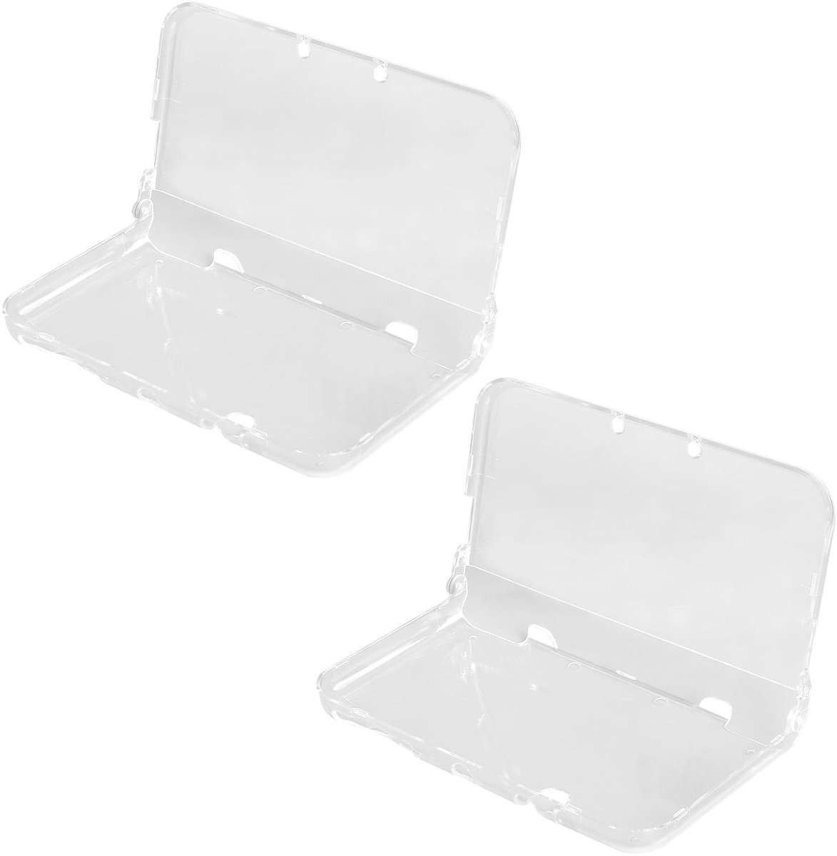 Solidchoice - 2-delige Transparante Hardcase voor Nintendo 3DS XL/LL