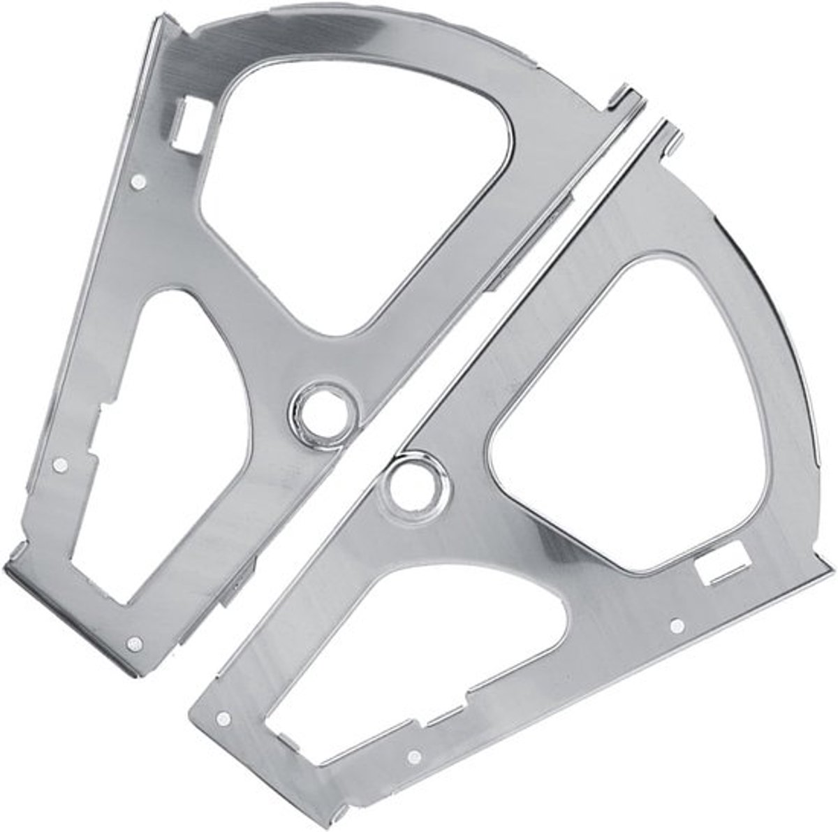 2 Pieces Turing Rack Vervangingsfittingen - 2 Lagen RVS Schoenen Lade Scharnieren - Geschikt voor de meeste Schoenrekken, Planken, Kasten - 3 Typen Beschikbaar (één laag)