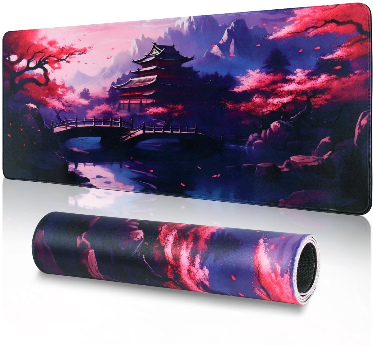 Solidchoice - Grote Gaming Muismat 800 x 300 x 3 mm met Antislipbasis