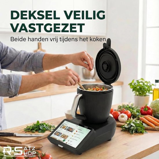 3 stuks dekselhouders compatibel met Thermomix TM7, dekselclips geschikt voor mixerdeksel, schone en ruimtebesparende - ShopVlot — afbeelding 3