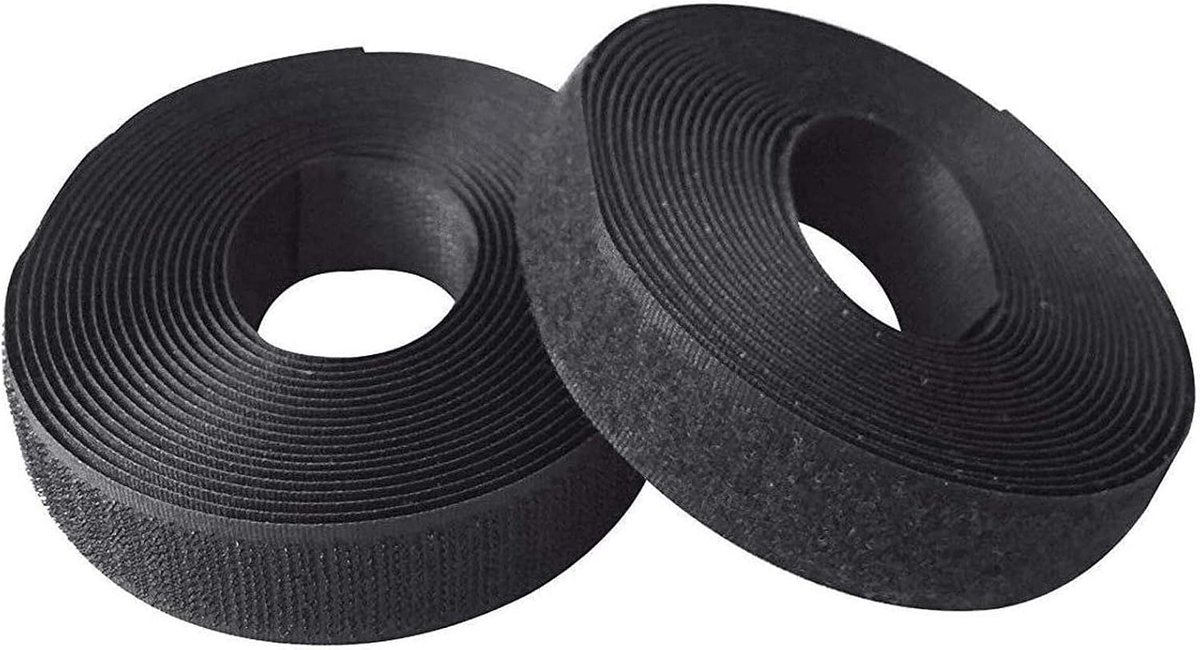 fastener for sewing, 4.6 m long x 25 mm wide, black, 4.5 m - ShopVlot