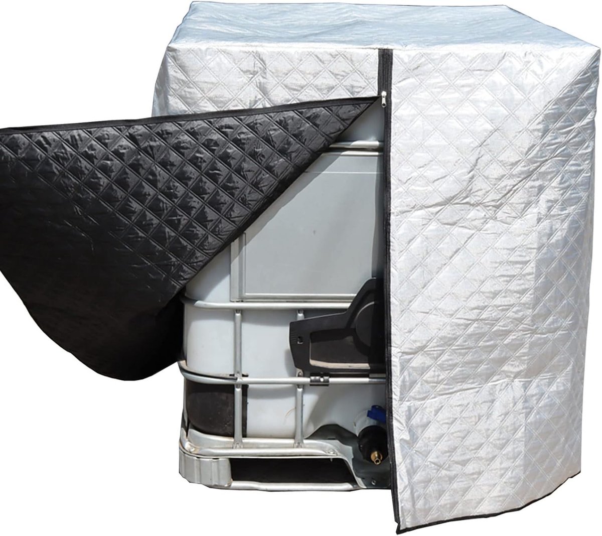 IBC Tank Cover, IBC Protective Case Frost-Resistant, Rainwater Tank Protective Cover for 1000 L IBC Tank Container - ShopVlot