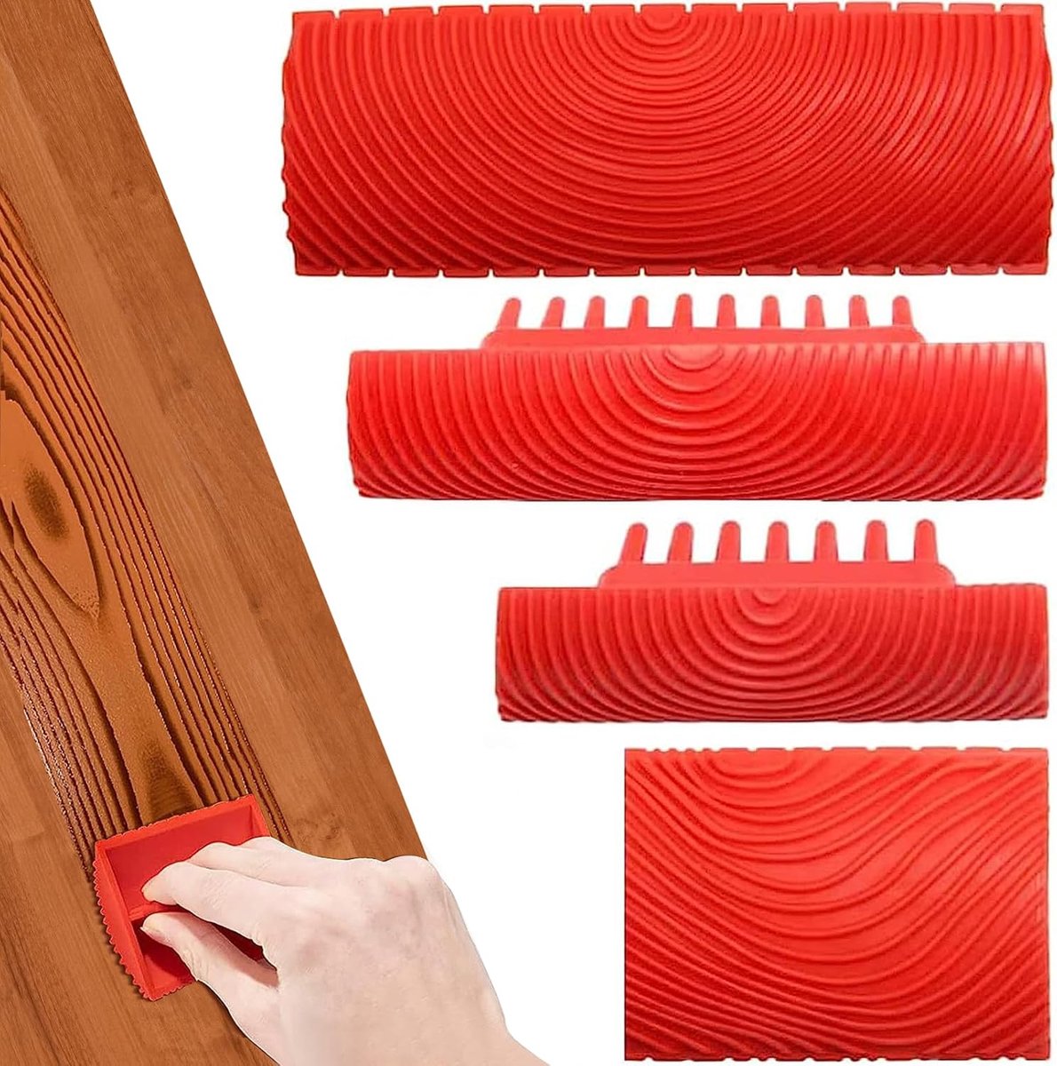 Wood Grain Tools, Wood Grain, Wood Grain, Wood Grain Tools, Wood Effect for Decoration, Footprint Painting Wood Effect - ShopVlot
