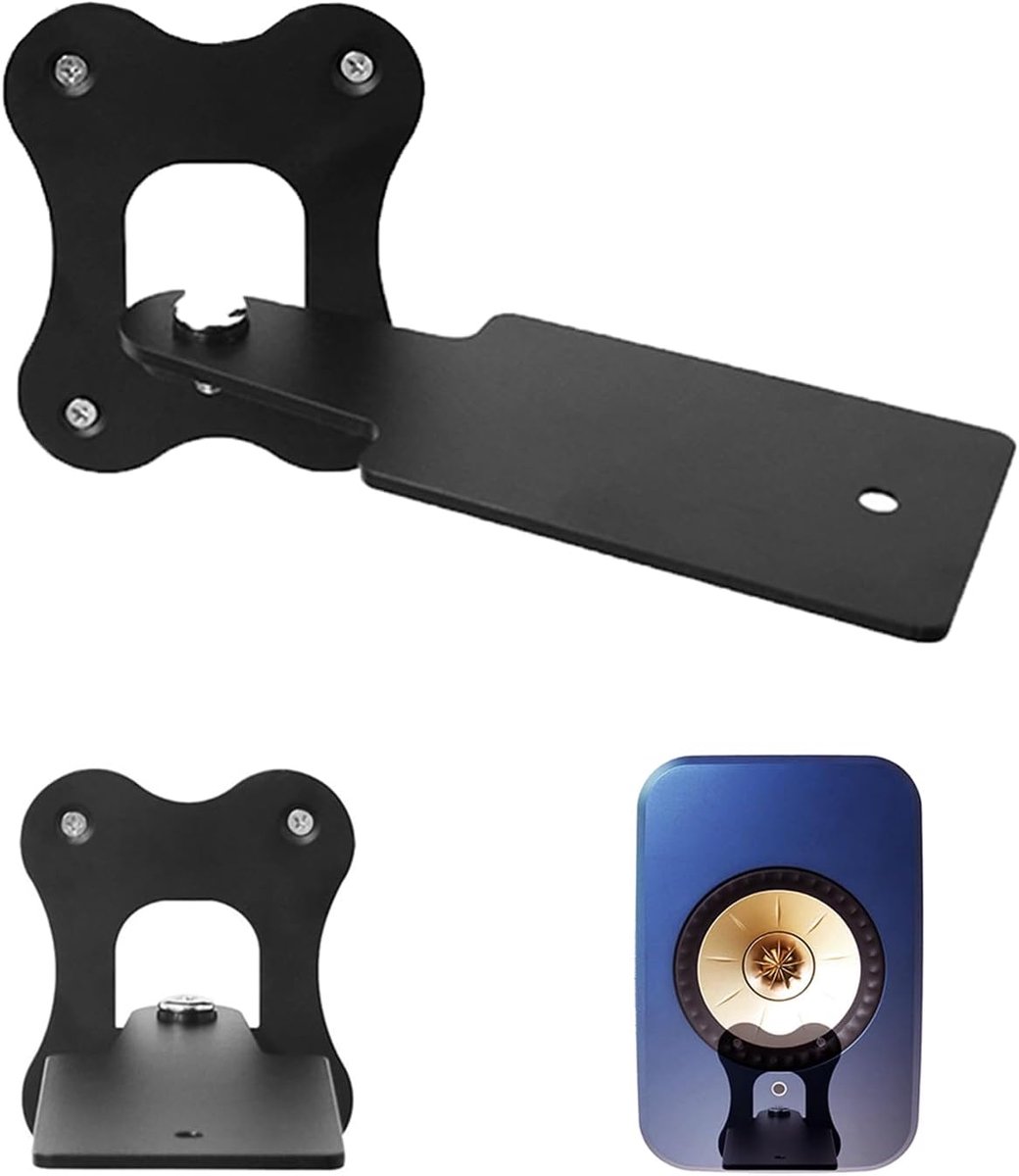 Metal Wall Mount Audio Wall Mount Adjustable Stand for KEF LSX II HiFi Speaker System - ShopVlot
