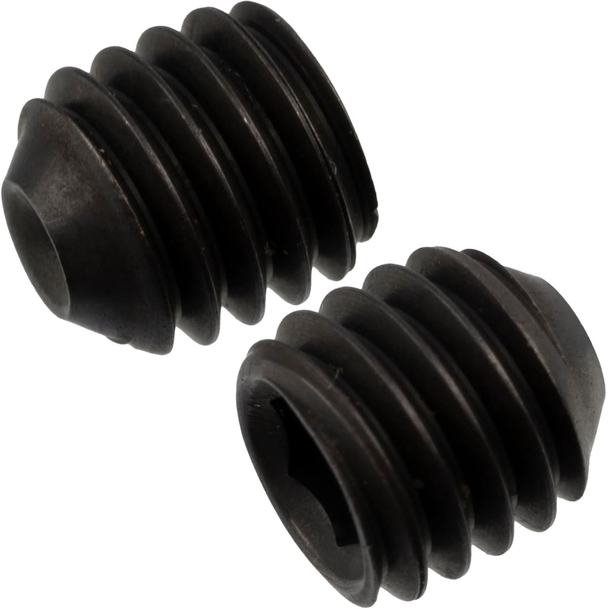 Klemschroeven M5X5 mm zonder kop - staal zwart - concave eind - ideaal voor moeilijk bereikbare plaatsen - ShopVlot